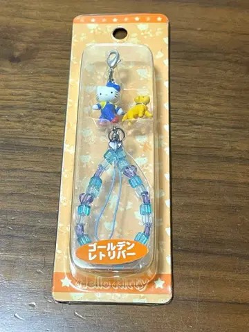 산리오 헬로키티 스트랩 개와 산책 골든 리트리버 2002