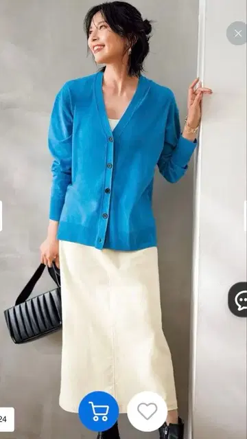 안피로 스트레치 코듀로이 I 라인 스커트 M