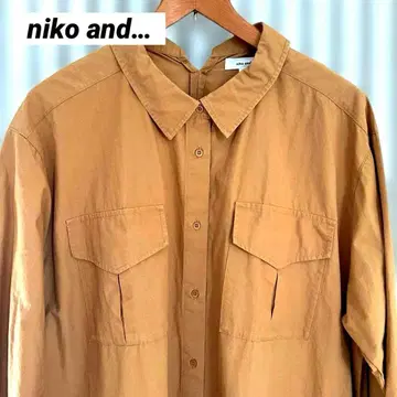 niko and - 면100% 긴팔 셔츠 원피스 4