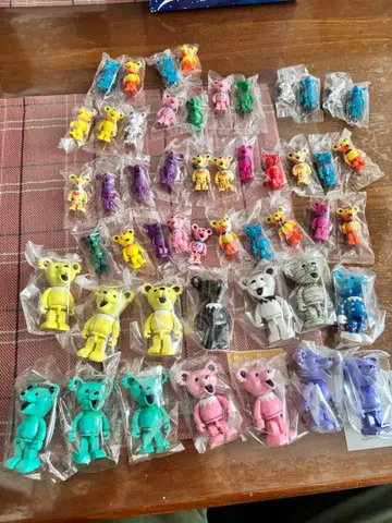 Grateful Dead 댄싱 베어 미니 피규어 1 & 2