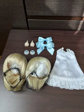 미니 돌피드림용 가발, 드레스, 아이, 핸드 파츠