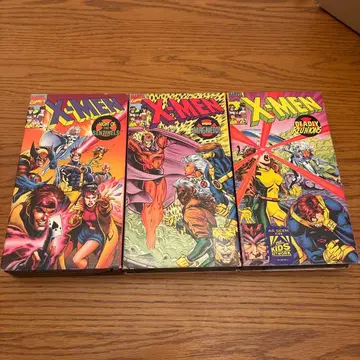 빈티지 마블 코믹 X-MEN 애니메이션 시리즈 VHS