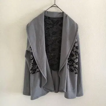 레이스 가디건 꽃무늬 고급 깔끔 니트 가디건 겉옷 심플