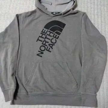 THE NORTH FACE 그레이 후드 부착 후드티 M