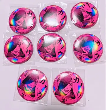 장켓뱅크 가챠메이트 캔뱃지 카노우 8개 세트