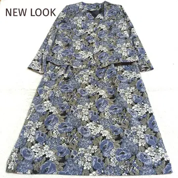 376 NEW LOOK 꽃무늬 앙상블 원피스 11호 캐주얼