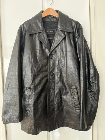 Jim & MaryLou 가죽 자켓 카 코트 빈티지