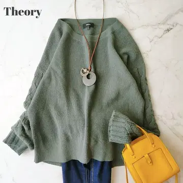 띠어리 크루넥 니트 울 캐시미어 100%