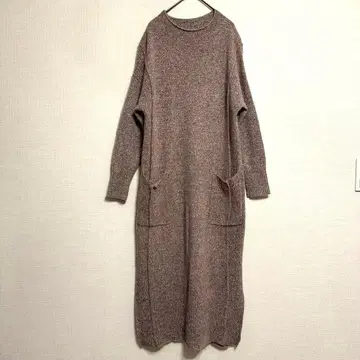 SO CLOSE 울 캐시미어 니트 롱 원피스 L