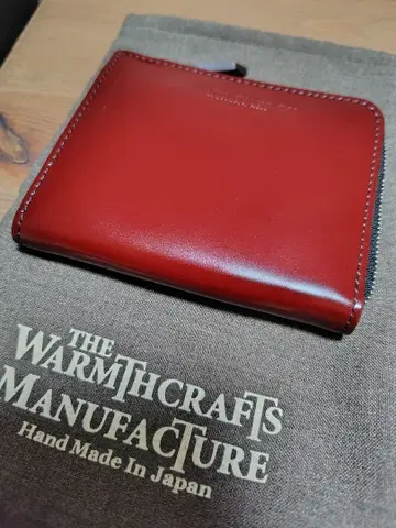 웜스크라프츠 CORDOVAN L-ZIPPED SHORT WALLET