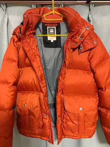G-STAR RAW 오렌지 다운 자켓 S