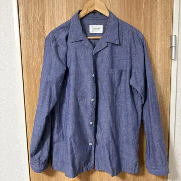 URBAN RESEARCH DOORS 네이비 긴팔 셔츠