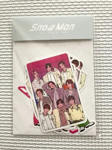 [ SnowMan ] 1st POP-UP 팝업 타이베이 스티커 팩