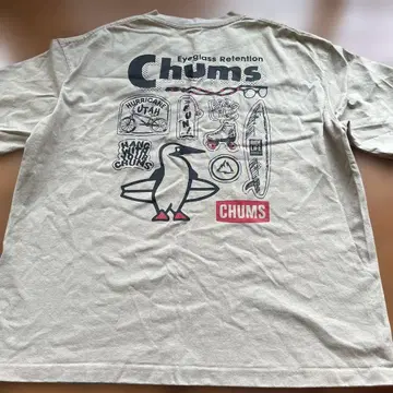 CHUMS x 무라사키 스포츠 베이지 T셔츠 XL