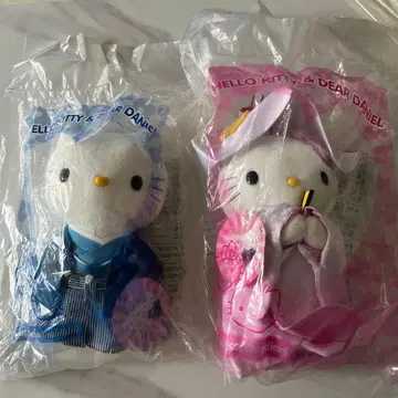 헬로키티 & 디어다니엘 봉제 인형 세트