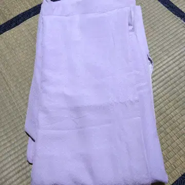 연보라 무지 기모노