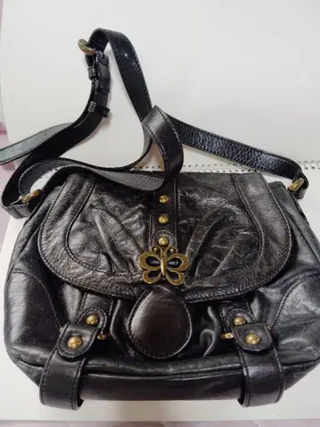 ANNA SUI 가죽 숄더백 미니백 나비 버터플라이