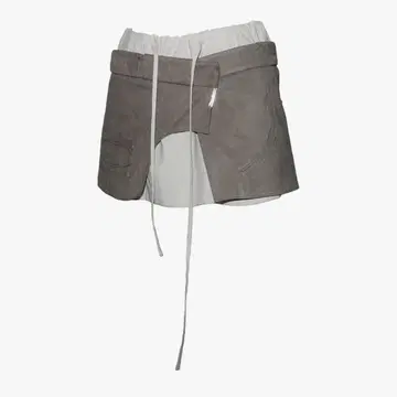 S suede wrap skirt THEREDTHREAD