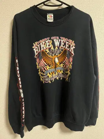 할리 Harley-DavidsonBIKE2005 맨투맨 블랙