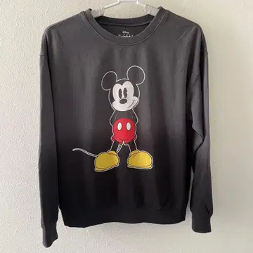 Disney 미키마우스 링크 프린트 맨투맨 L 사이즈