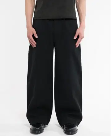 asapmode Stacked Canvas Wide-Leg Pants