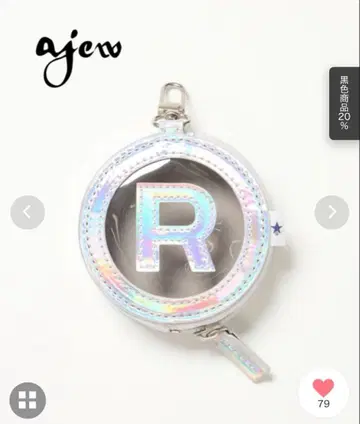 [ ajew ] R POACH CONVERSE TOKYO 미니 파우치