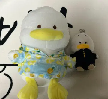 페클 후르츠 후드티 봉제 인형 가쿠란 마스코트 오리 페클