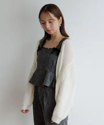 [ flower ] 스위트 리본 뷔스티에