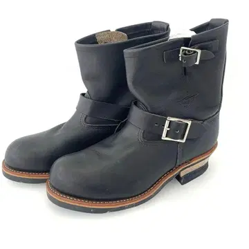 [ 단종 ] 레드윙 8182 숏 엔지니어 부츠 스틸토 블랙