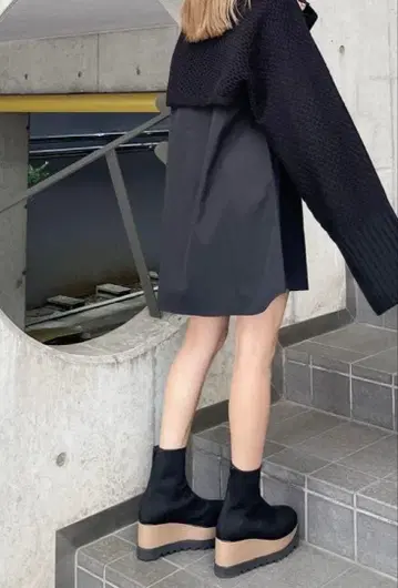 MURUA 웨지솔 부츠