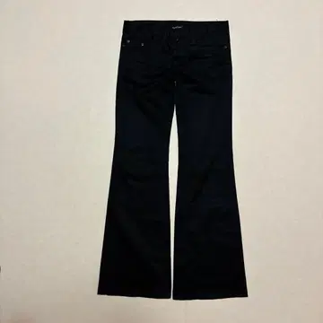 vintage 여성용 플레어 팬츠 포켓 자수 아카이브 y2k