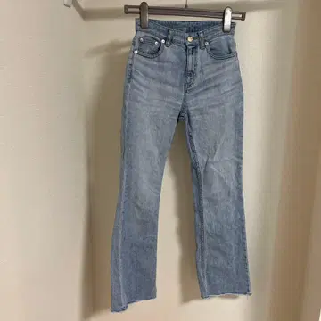 anuans 라이트 블루 플레어 데님