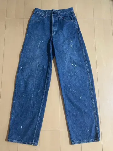 UNIQLO 데님 팬츠 페인트 청바지