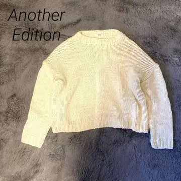 어나더 에디션 니트 스웨터 긴팔 여성용 심플 귀여운