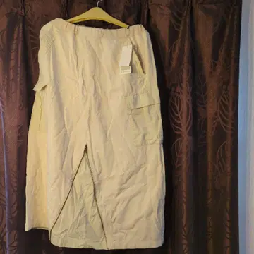 내추럴 컬러 롱 스커트 FREE 사이즈