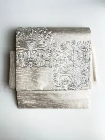 은사 꽃무늬 자수 나고야 만들기 허리띠