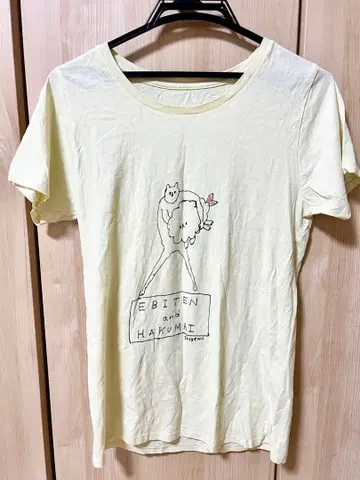 shigemi 작가 손그림 반팔 T셔츠 EBITEN HAKUMAI 세트