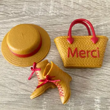 미사용품 포토제닉 리카 SWIMMER 스타일 모자 가방 부츠