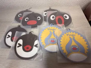 세가 럭키 쿠지 핑구 E상 러버 코스터 4종 각 2개