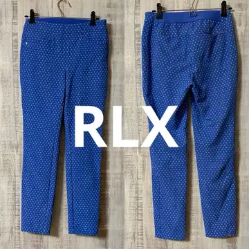 RLX 랄프 로렌 슬림핏 스트레치 팬츠 꽃무늬 골프웨어