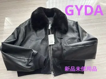 제이다 GYDA 인조 가죽 숏 블루종 (블랙)