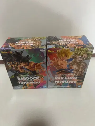 새상품 드래곤볼 초 토요타로가 그려봤다! 버독&손오공 2체 세트
