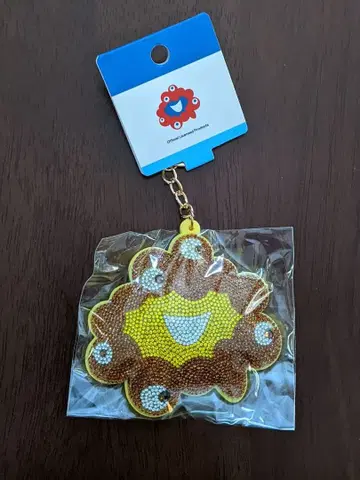 오사카 간사이 만박 미야쿠미야쿠 큐빅 마스코트 키링