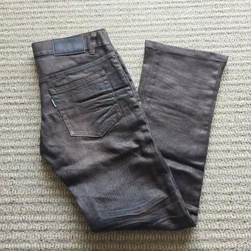 Tornado Mart 다크 브라운 슬림핏 데님