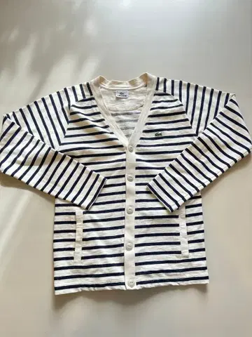 남성용 라코스테 3 보더 가디건 면