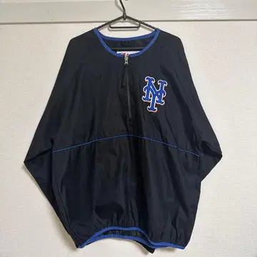 [ 새상품급 Majestic ] 뉴욕 메츠, 나일론 풀오버