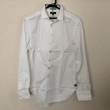 Paul Smith Collection 턱시도 스타일 화이트 셔츠 M