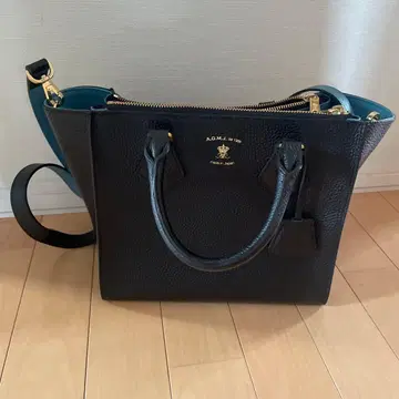 admj 더블 지퍼 숄더 백