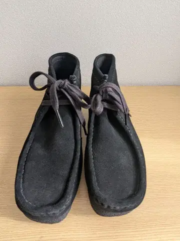 clarks evo 왈라비 부츠 25 블랙 스웨이드