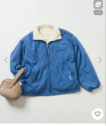 새상품! 프릭스스토어 리버서블 배색 보아 자켓